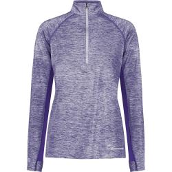 Ladies Electrify Coolcore 1/2 Zip Pullover Purple Heather