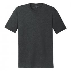 District Made Mens Perfect Tri Crew Tee. DM130 Black Frost