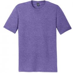 District Made Men's Perfect Tri Crew Tee  DM130L Purple Frost 