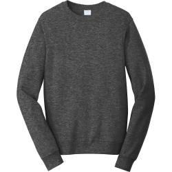 Port & Company Fan Favorite Fleece Crewneck Sweatshirt Dark Heather Grey