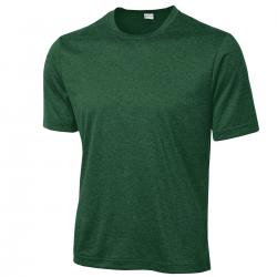 Sport-Tek Heather Contender Tee Forest Green Heather 