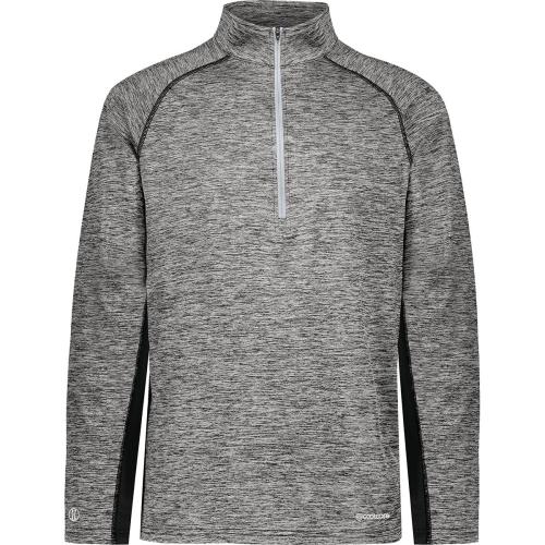 Electrify Coolcore 1/2 Zip Pullover Black Heather XLarge