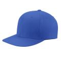 Wooly Twill Pro Baseball On-Field Shape Cap with Flat Bill - Royal - Large/Xlarge