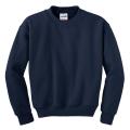 Heavy Blend 8 Oz. 50/50 Fleece Crew - Navy - Large