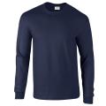 Ultra Cotton 6 Oz. Long-Sleeve T-Shirt - Navy - 2XLarge