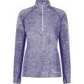 Ladies Electrify Coolcore 1/2 Zip Pullover Purple Heather Large