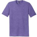 District Made Mens Perfect Tri Crew Tee Purple Frost Large