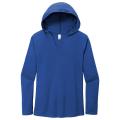 District Women's Perfect Tri Long Sleeve Hoodie Deep Royal Large