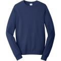 Port & Company Fan Favorite Fleece Crewneck Sweatshirt Team Navy Large